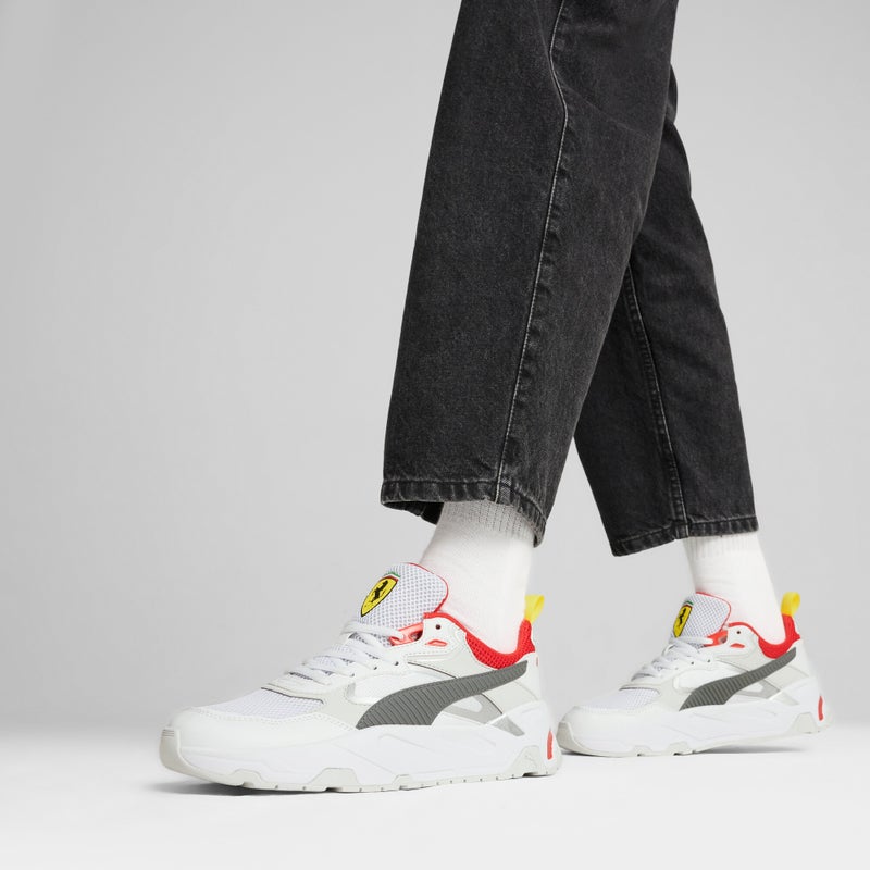 PUMA Scuderia Ferrari Trinity Mens White Sneakers - Image 2