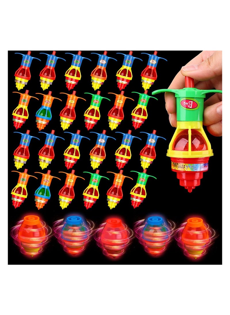 TOY GARDEN Party Favors For Kids Birthday Giveaways- 20Pcs Led Spinning Top Glow In The Dark Return Gifts For Birthday Party Kids Birthday Gift Bulk/Mini Toys Boys And Girls Party Favors For Kids  - Image 1