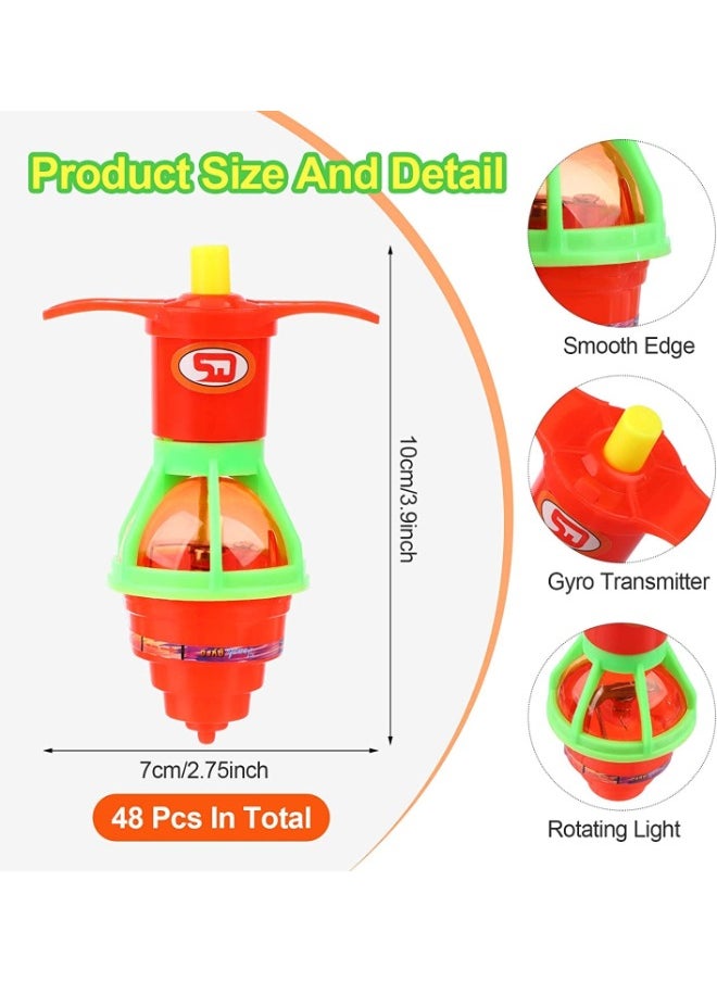 TOY GARDEN Party Favors For Kids Birthday Giveaways- 20Pcs Led Spinning Top Glow In The Dark Return Gifts For Birthday Party Kids Birthday Gift Bulk/Mini Toys Boys And Girls Party Favors For Kids  - Image 2