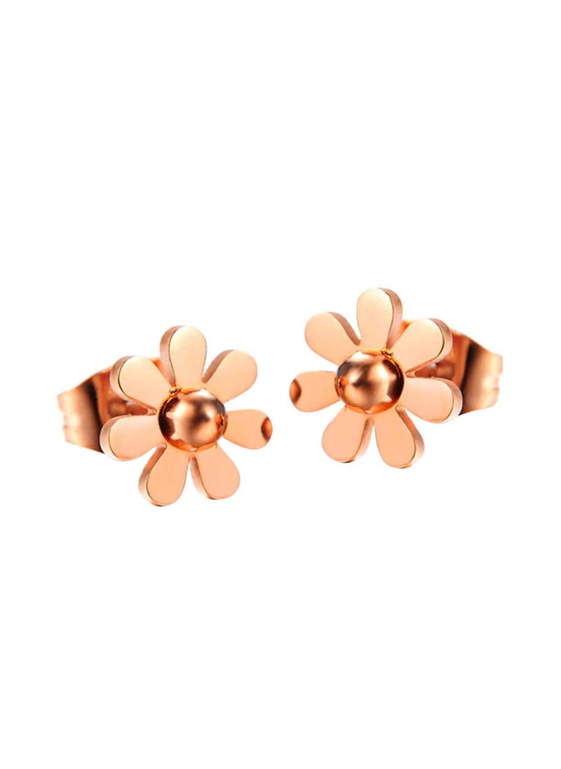 Alissa - Stainless Steel Stud Earrings - Image 1