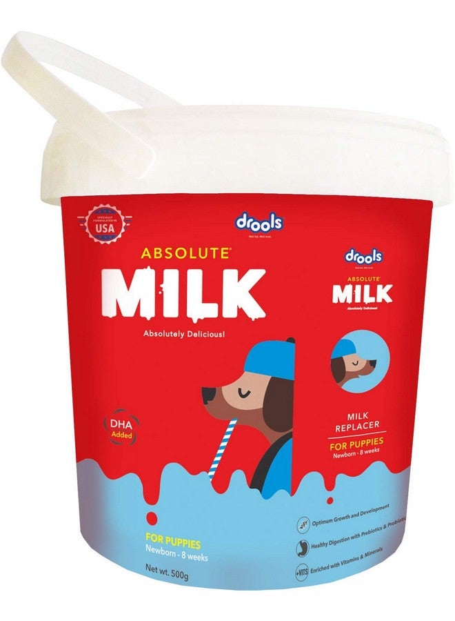 Drools Absolute Liquid Milk For Newborn Puppy Dog,500G Pack - Image 1