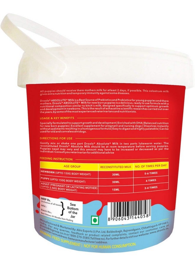 Drools Absolute Liquid Milk For Newborn Puppy Dog,500G Pack - Image 2