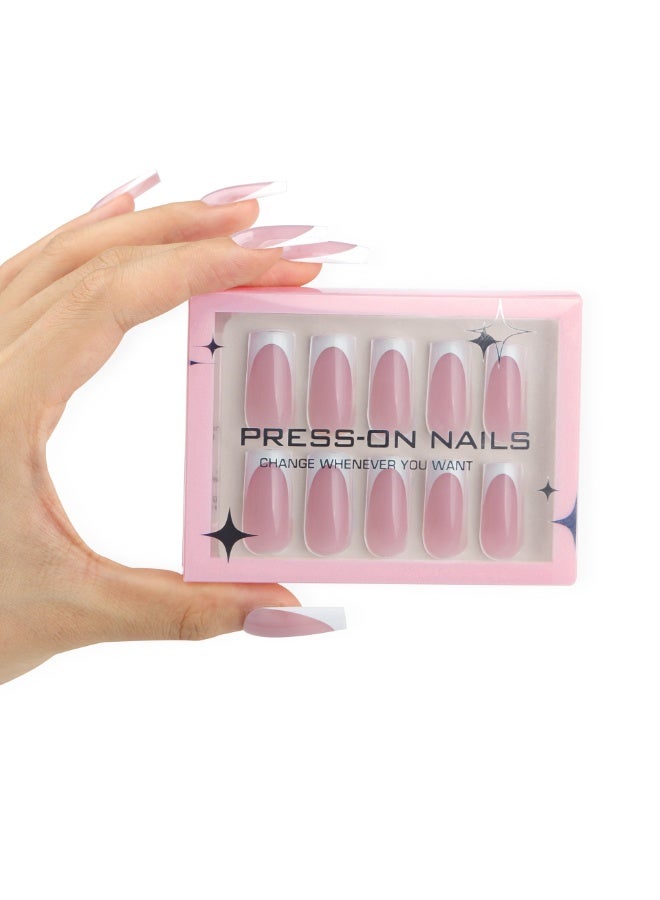 Remy Belle 30 قطعة أظافر لاصقة تشمل الغراء، مبرد أظافر، دافع جلد الأظافر - Image 1