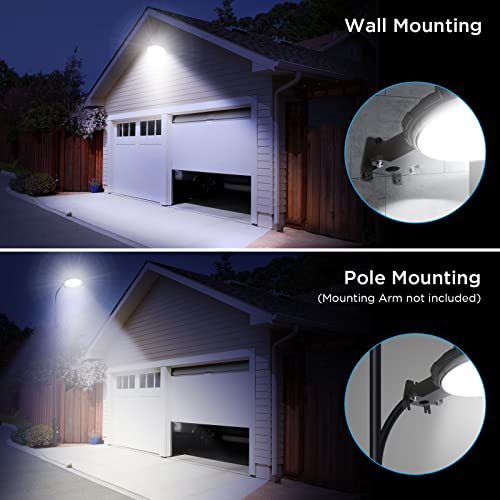 deerdance LED Barn Light, Dusk to Dawn Outdoor Lighting with 80W 10000LM 5000K Daylight, IP65 Waterproof Area Street Light for Farmhouse Barns Garage Yard Warehouse Outdoor Security Lighting, (2Pack) - Image 5