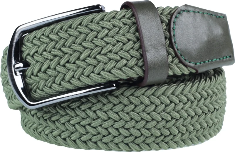 ديريبوند Woven Braided Men's Belt with Elastic, Stretch Features