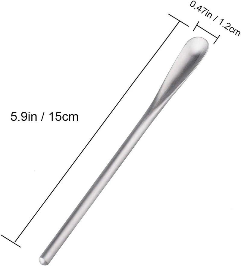 IMEEA Coffee Stirrers Demitasse Espresso Spoons SUS304 Stainless Steel Coffee Stir Sticks 5.9-Inch Tea Spoon, Set of 4 - Image 5