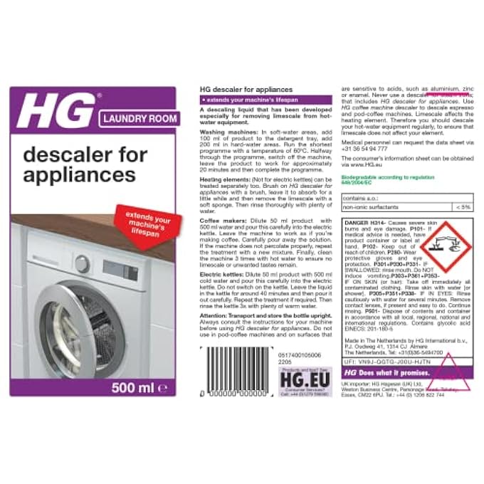 HG 500Ml Machinery Quick Descaler - Image 5