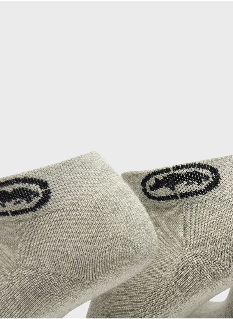 إيكو يو إن إل تي دي. Set of 3 - Ecko Logo Print Ankle Length Socks