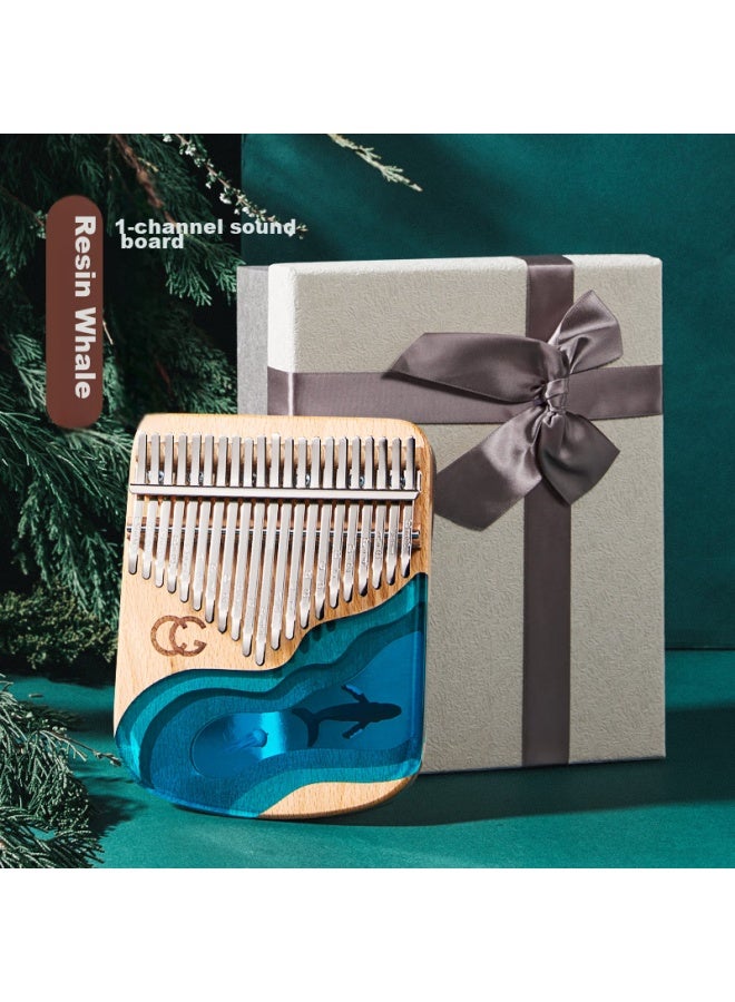 Cega Thumb Piano Kalimba 21-Key Resin Finger Piano, Easy-To Musical Instrument For Beginners, Simple Birthday Gift - Image 1
