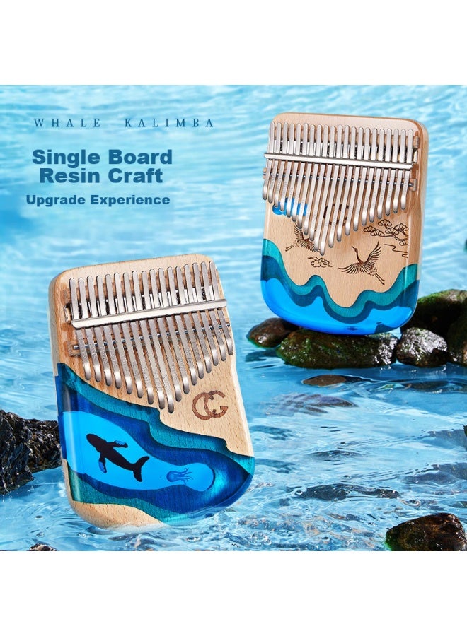 Cega Thumb Piano Kalimba 21-Key Resin Finger Piano, Easy-To Musical Instrument For Beginners, Simple Birthday Gift - Image 2