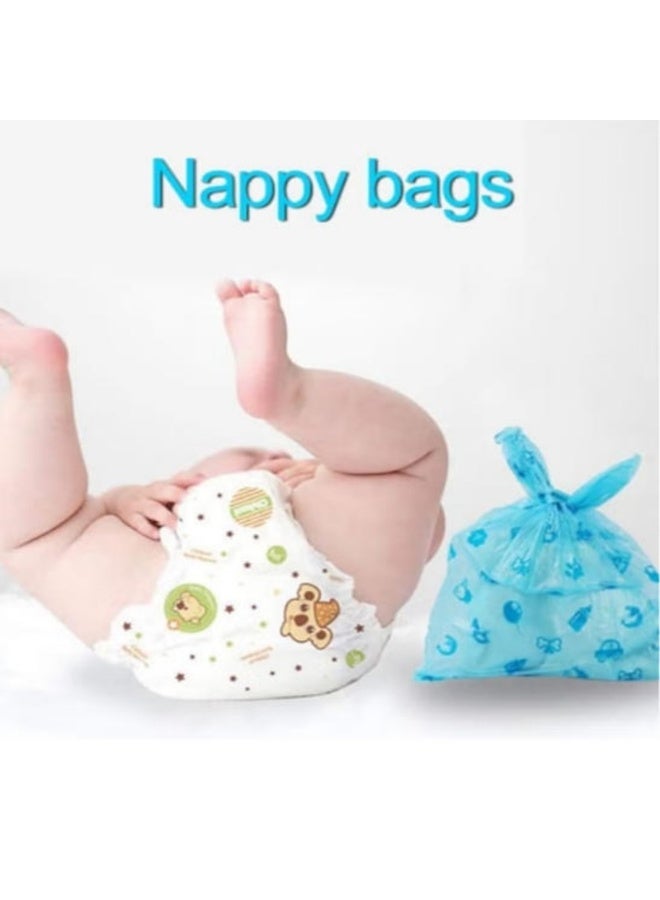 SHENGHUI 16 volumes 240 items  Disposable Diaper Bag Refills with A Trash Bag Dispenser, Safe and Odour Control Biodegradable Baby Nappy Sacks for Collecting Nappies and Garbage - Image 4