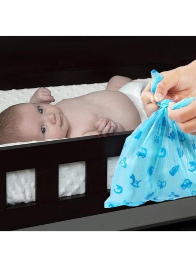 SHENGHUI 16 volumes 240 items  Disposable Diaper Bag Refills with A Trash Bag Dispenser, Safe and Odour Control Biodegradable Baby Nappy Sacks for Collecting Nappies and Garbage - Image 5