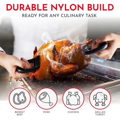 Culinary Couture Meat Shredder Claws - BBQ Accessories Gifts for Men Dad Birthday, Bear Claw for Shredding Meat - Claws for Pulled Pork, Chicken Shredder Tool - Perfect for BBQ Grilling Accessories - Image 2