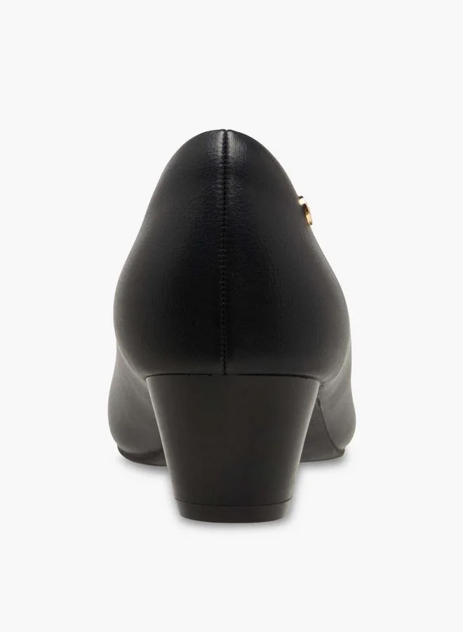 Le Confort BLACK Women Block Heel Pumps for Women | Best Price UAE