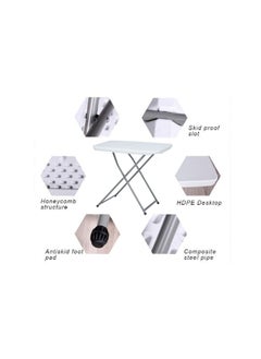 SunBoat Commerce Adjustable Folding Table 5 Heights HDPE Granite Series  - Image 2