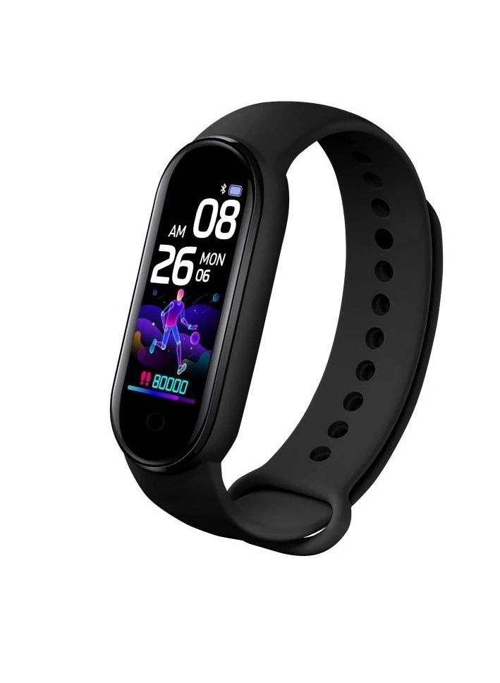 GELESE New Smart Bracelet M9 Heart Rate Pressure Bluetooth Step Meter Music Weather Sleep Monitoring Smart Sports Bracelet Black - Image 5