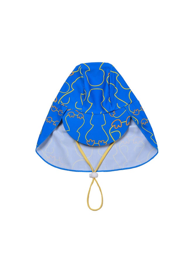 إسكدنيا ملابس سباحة للأطفال ملابس سباحة للأولاد بدلة سباحة واقية من الشمس بأكمام طويلة سريعة الجفاف للأولاد ملابس سباحة احترافية للأولاد - اللون: F001: بدلة سباحة من الصلب بخوذة بطة، مقاس قبعة السباحة المرس - Image 4