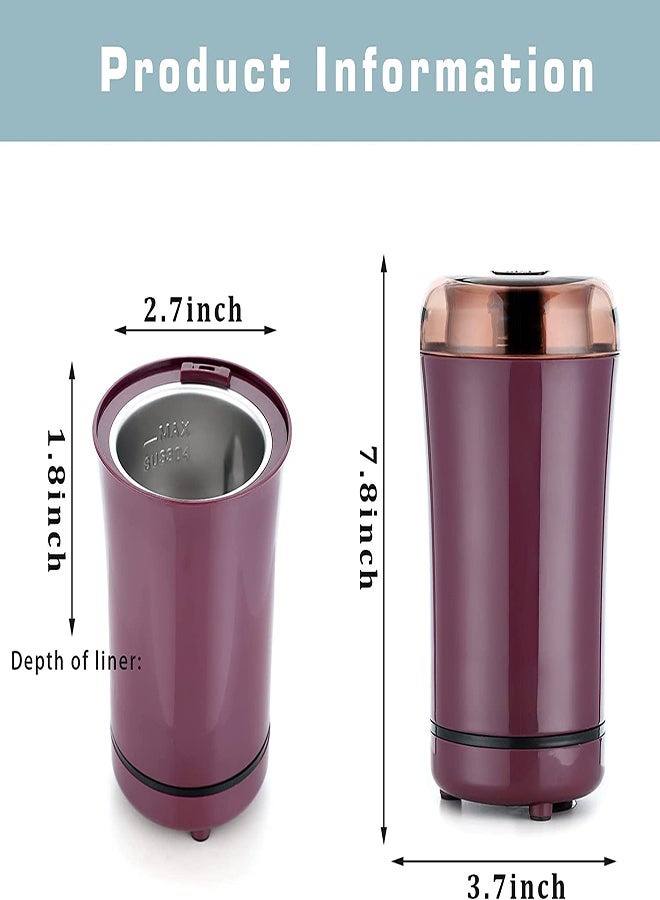 Excefore Electric Pill Crusher Grinder for Small or Large Pills Pill Crusher Pulverizer Grinder for Feeding Tube Infants Elders or Pets Household Seasoning Grain Coffee Powder Mini Grinder - Image 1