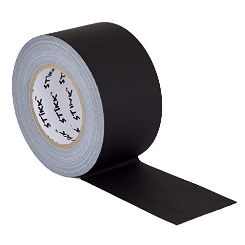 STIKK Gaffer Tape - Black Gaff Tape - 4 inch x 60 Yards - Pro Gaff Tape for Staging Work - Grafting Tape for Filming, Photography, Radio - Effective Heavy-Duty Water Resistant - Image 1