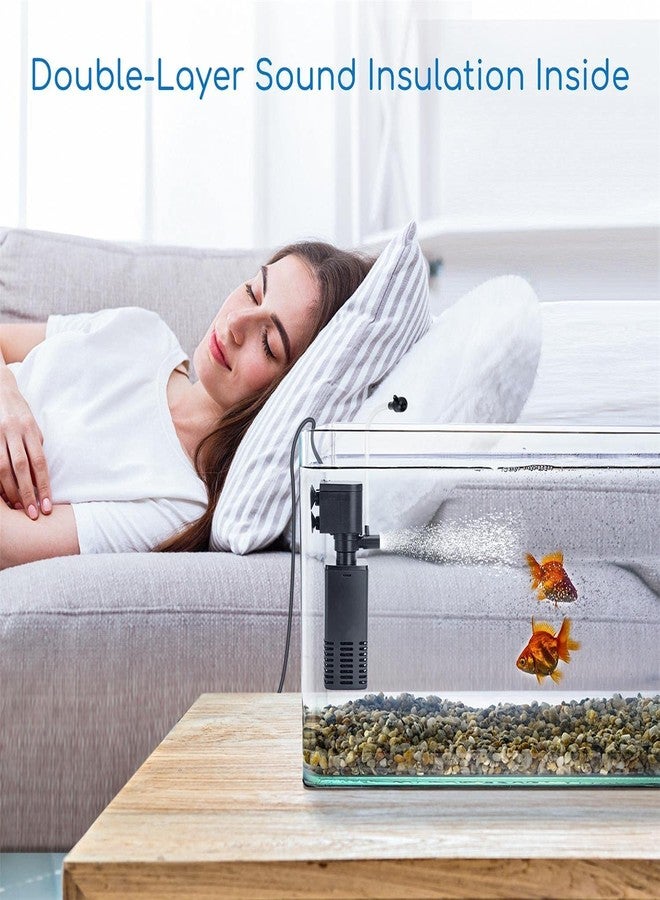 COLOURFUL - Aquarium Internal Liquid Filter | Submersible Filter | Suitable for Fresh and sea Water appliances | BL Series (600F | 6W | 40-70 LTR Tank, Set of 1) - Image 3