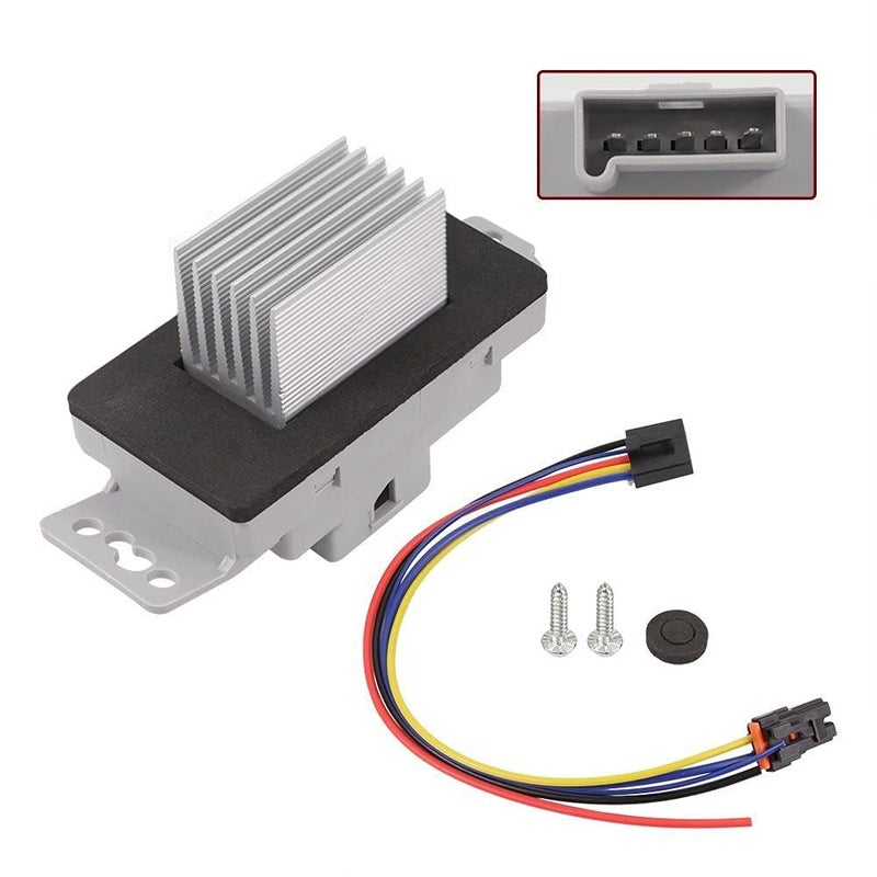 TAMKKEN 22754990 15-81727 15-81773 Blower Motor Resistor Fit for Chevy Impala 2005 2006 2007 2008 2009 2010 2011 2012 2013, Grand Prix 2004-2008,Monte Carlo 2004-2007,Allure 2005-2009,1581727 1581773 - Image 5