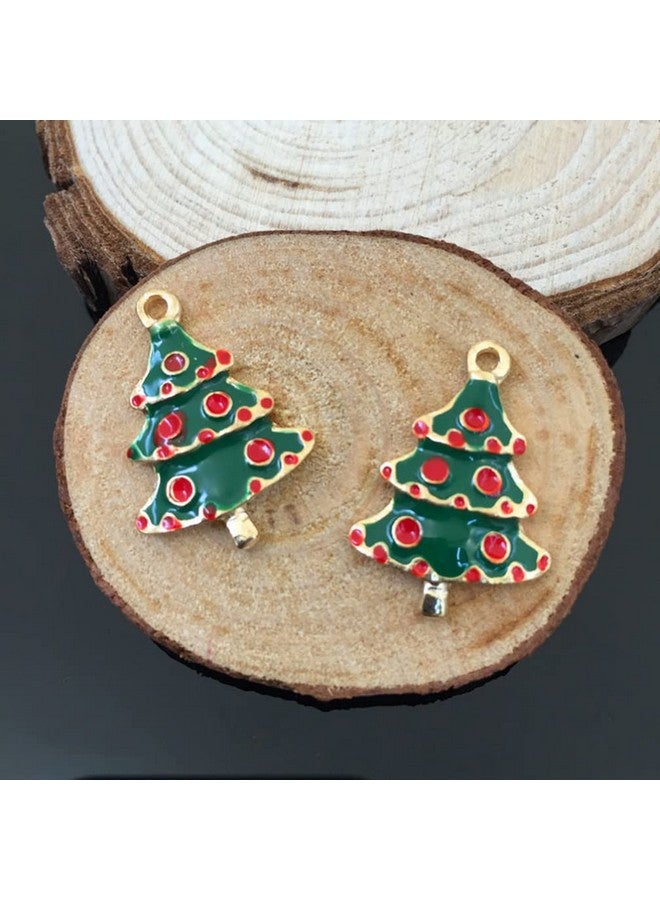 ULTNICE ULTNICE 20pcs Christmas Tree Ornaments Xmas Tree Pendants for Crafting Jewelry Making - Image 2