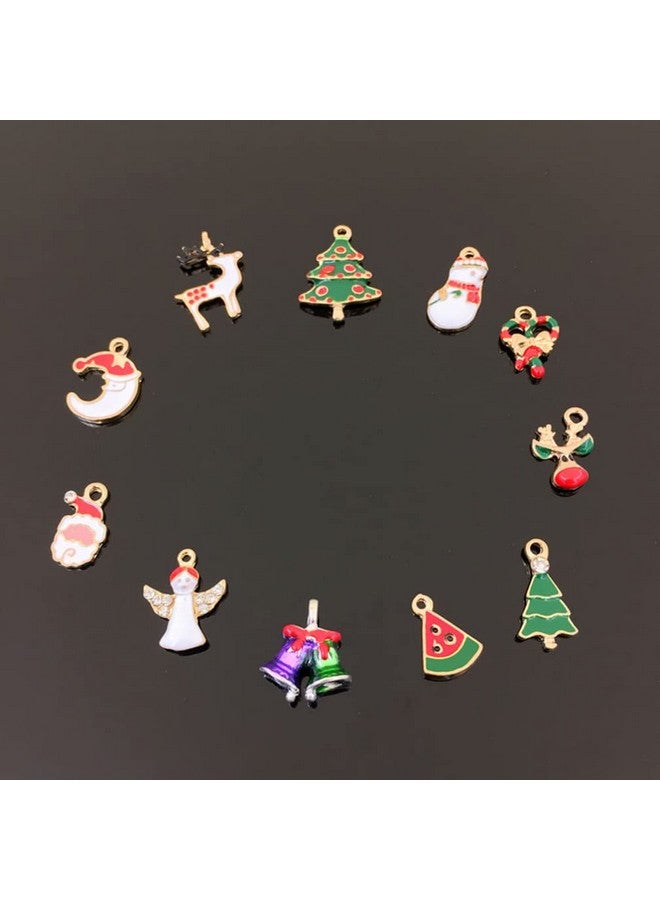 ULTNICE ULTNICE 20pcs Christmas Tree Ornaments Xmas Tree Pendants for Crafting Jewelry Making - Image 5
