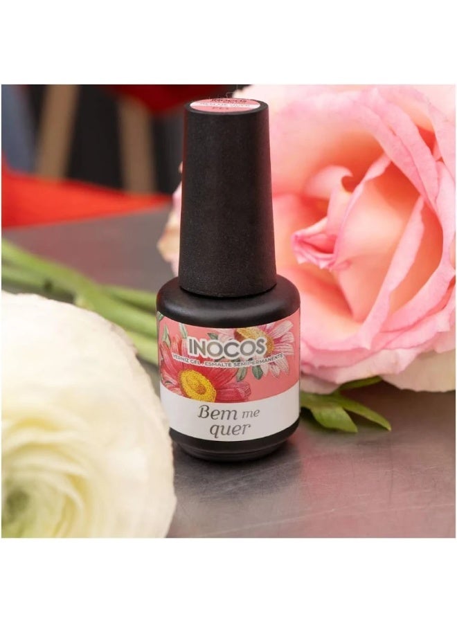 INOCOS Tales of the Rose Garden Gel Polish FL1 Loves Me 15ml - Image 2