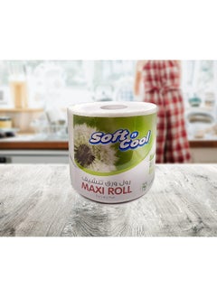 Soft n Cool Soft N Cool Eco-Friendly High Absorbency Kitchen Maxi Roll Tissue, 1Ply x 300meter  - Image 3