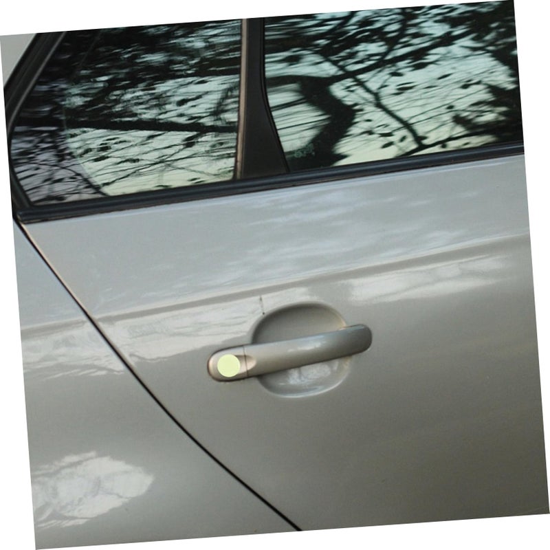 Multi Color Car Door Lock Keyhole Cover Protector Sticker 4PCS Set Vehicle Safety Exterior Decal - Image 5