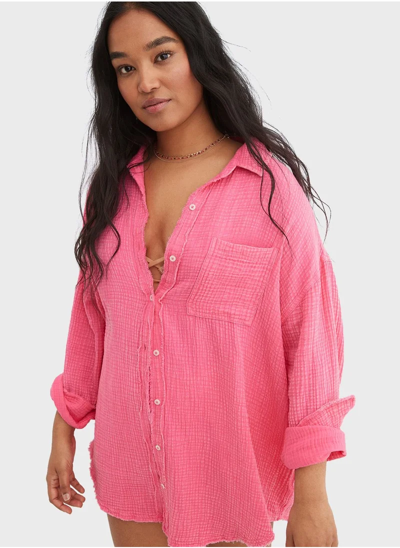 آري من امريكان ايجل Button Down Shirt