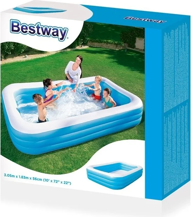 Lisinya Bestway Inflatable Family Pool 2.62X1.75X51 cm - 54006