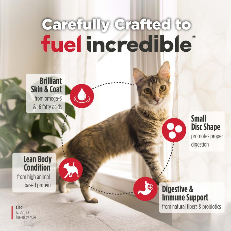 Nulo FreeStyle High Protein Trim Cat Food, Salmon & Lentils Recipe - Natural Grain-Free Dry Cat Food for Weight Management with l-Carnitine, Natural Fiber, & Probiotics, 14 lb Bag - Image 4
