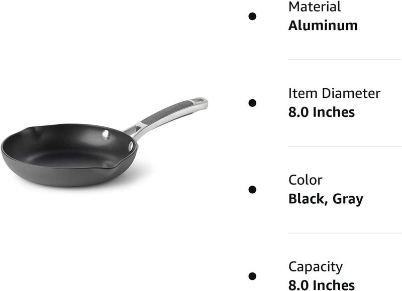Calphalon Easy System Nonstick Omelette Pan, 10, Black - Image 4
