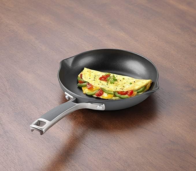 Calphalon Easy System Nonstick Omelette Pan, 10, Black - Image 3