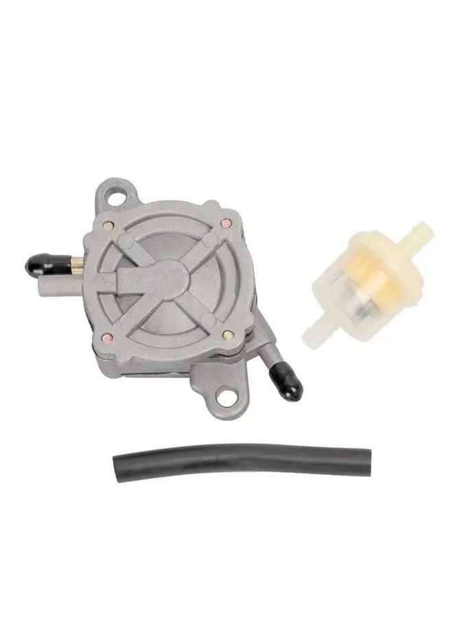 مضخة وقود الدراجة النارية RH 001A لهوندا DIO Gy6 50cc 125cc 150cc 4 أشواط للسكوترات والدراجات البخارية وعربات الكارتينغ ومركبات ATV مصنوعة من الألومنيوم تحسين كفاءة الوقود مضخة وقود السكوتر مضخة دراجة نارية حديثة متينة - Image 1