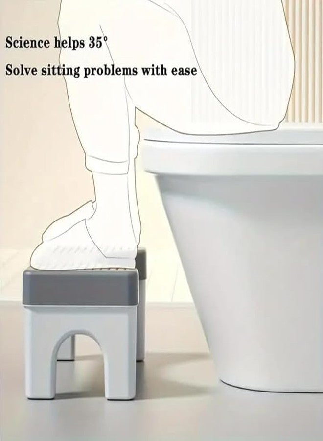 PROSFIA Toilet StoolPoop Stool for Squatting Postures, Portable Potty Stool for Adults, ToiletPoop Stool Squat Adult, Non-Slip Squatting ToiletStool for Pooping, PoopStool for AdultsKids - Image 3