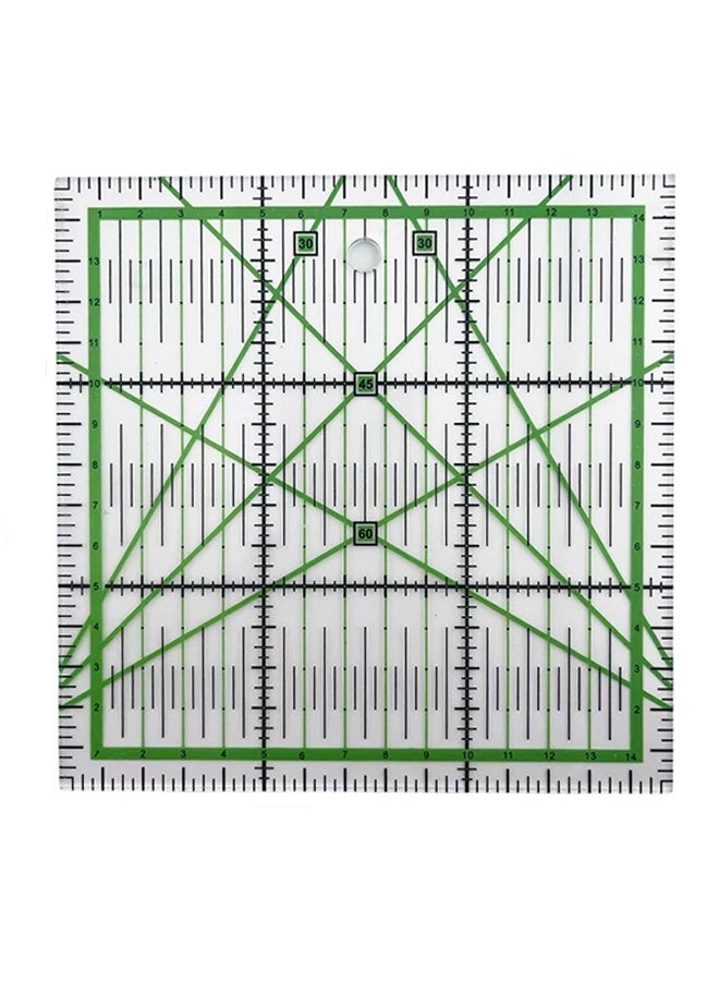 Quilting Rulers( 5.9"X5.9"),1 Quilting Templates with Non Slip Rings,Acrylic Square Quilting Rulers,Fabric Cutting Ruler for Easy Precision Cutting and Crafts Quilting and Sewing - Image 1