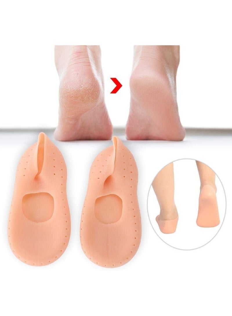 جوارب من السيليكون للقدم العناية بالقدم والجوارب وتخفيف آلام الكعب والعظام وتنعيم الجلد - Image 2