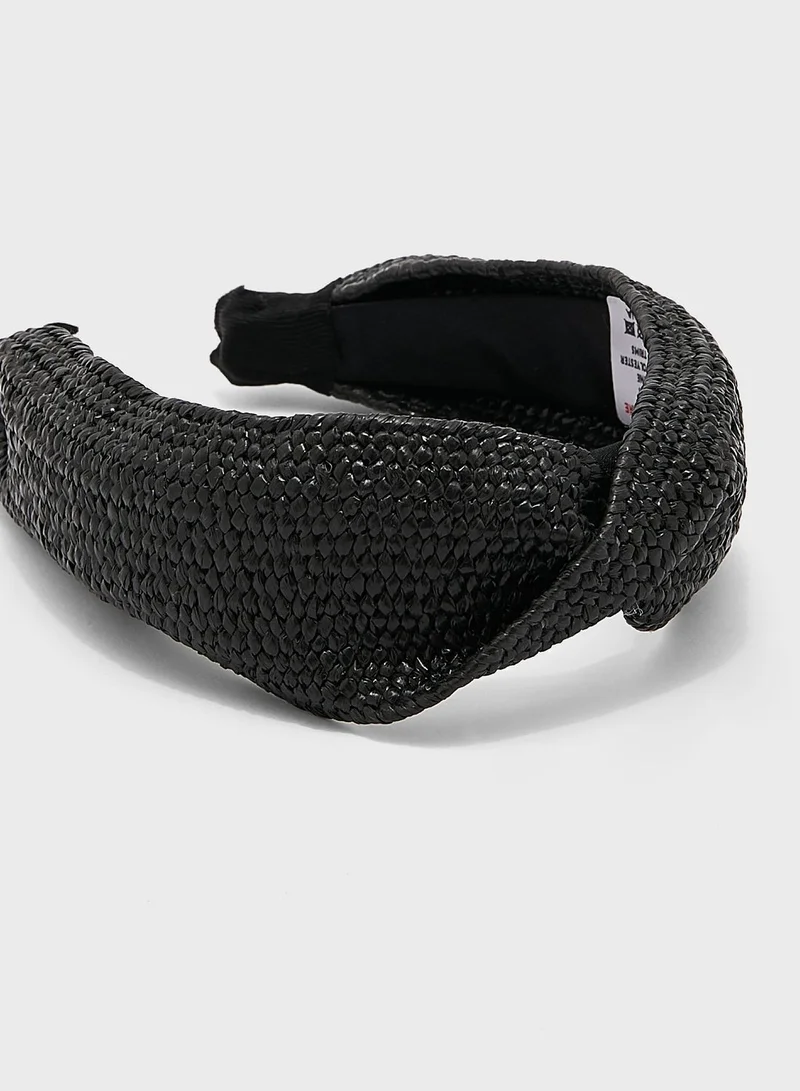 ELLA Straw Twist Hairband