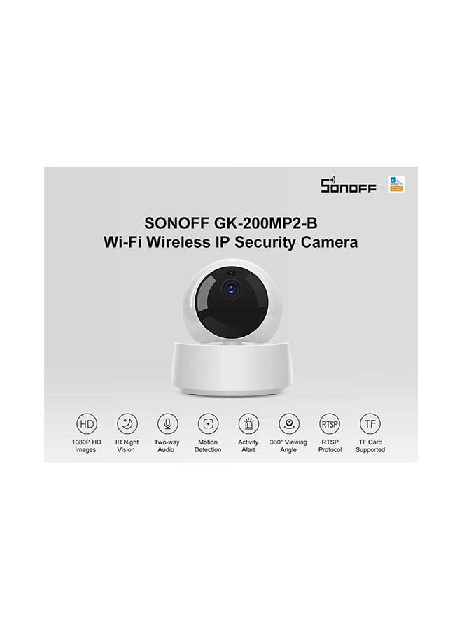 SONOFF GK-200MP2-B Smart Wi-Fi Wireless IP Security Camera1080P Full HD IR Night Vision 2-way Audio Interconnect Devices Support TF Card Storage Does Not Come With The Plug - Image 4