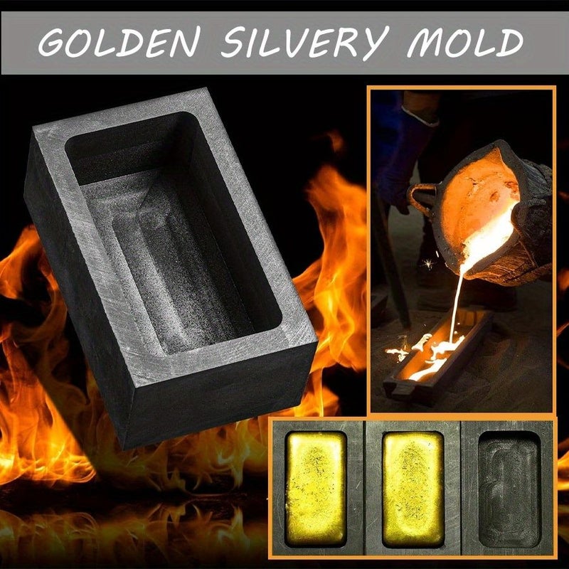 High Temperature Gold Ingot Casting Mold 280g for DIY Jewelry Making Tools - Image 3