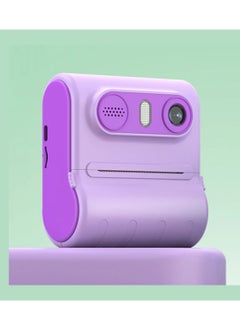 DIGI CORE Digital Camera For Kids 46MP Kids Camera With 32GB SD Card Full HD 1080P Cameras Mini Kids Camera With Instant Print Thermal Printer With 3 Thermal Rolls 2.4Inch Eye Protect Screen With Speaker Purple  - Image 2