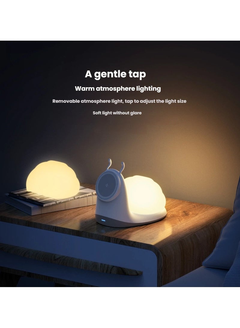 general Multifunctional wireless charger with a touch night light magnetic wireless charging stand for desktop mobile phones and a small table lamp - Image 2