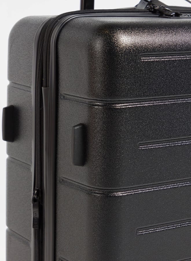 Wave Textured Hardcase Luggage Trolley Bag with Retractable Handle - Image 3