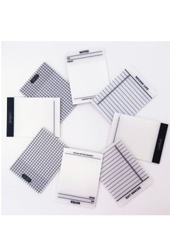 SYOSI SYOSI Transparent Sticky Note Pads - 400Pcs Waterproof Self-Adhesive Pad，Translucent Sticky Notes Suitable for Reading、Studying、 Home、Office、School，Sticks Securely，Removes Cleanly  - Image 1