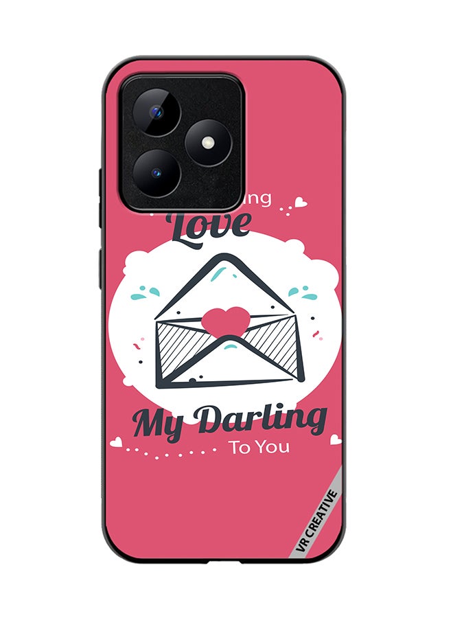 VR CREATIVE Protective Case Cover For Realme C53 Sending Love Design Multicolour - Image 1