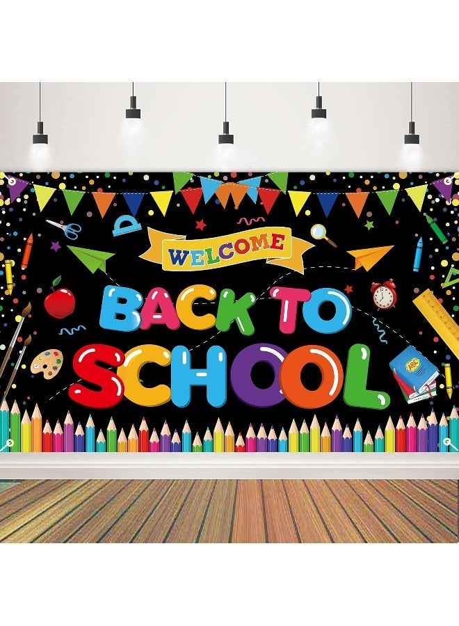 Kidzilla Large 180x110cm Black Polyester Ribbon for Classroom Displays and Event Decorations - 180 x 110 cm, Black Polyester - Image 3