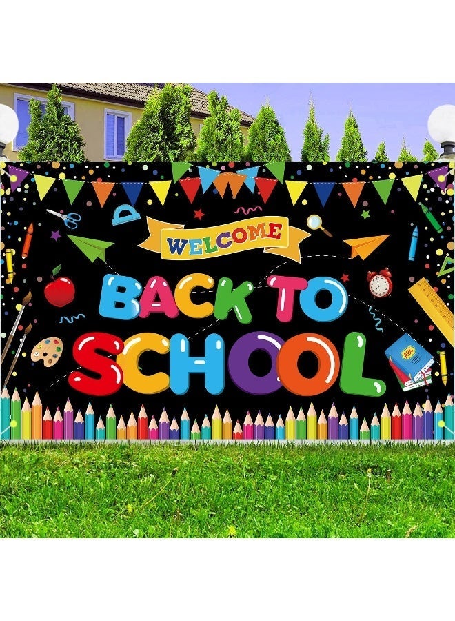 Kidzilla Large 180x110cm Black Polyester Ribbon for Classroom Displays and Event Decorations - 180 x 110 cm, Black Polyester - Image 4