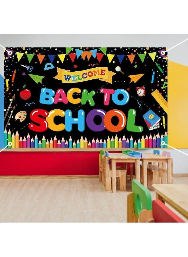 Kidzilla Large 180x110cm Black Polyester Ribbon for Classroom Displays and Event Decorations - 180 x 110 cm, Black Polyester - Image 5